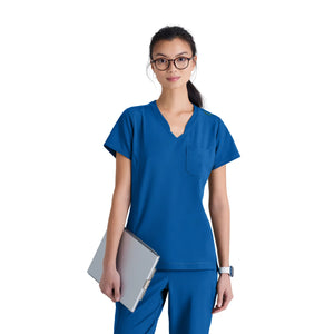 Alba - Tunique col V - Femme - Grey’s Anatomy Evolve Grey’s Anatomy Bleu Roi / XL
