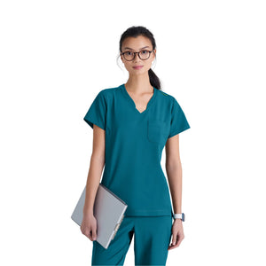Alba - Tunique col V - Femme - Grey’s Anatomy Evolve Grey’s Anatomy Bleu Bahamas / XL