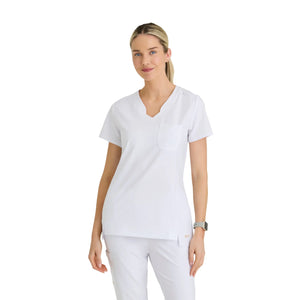 Alba - Tunique col V - Femme - Grey’s Anatomy Evolve Grey’s Anatomy Blanc / XL
