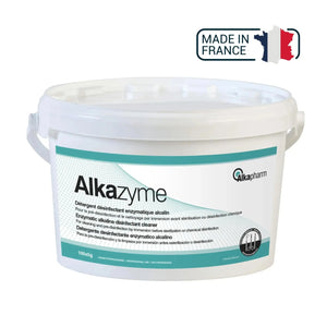 Alkazyme - Détergent désinfectant enzymatique alcalin - Seau - 100 x 5 g - Alkapharm - My Podologie
