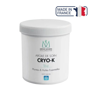 Argile de soin cryo-Argil "effet glacial" - Pot de 250g ou 500g - Medicafarm Medicafarm 500-g