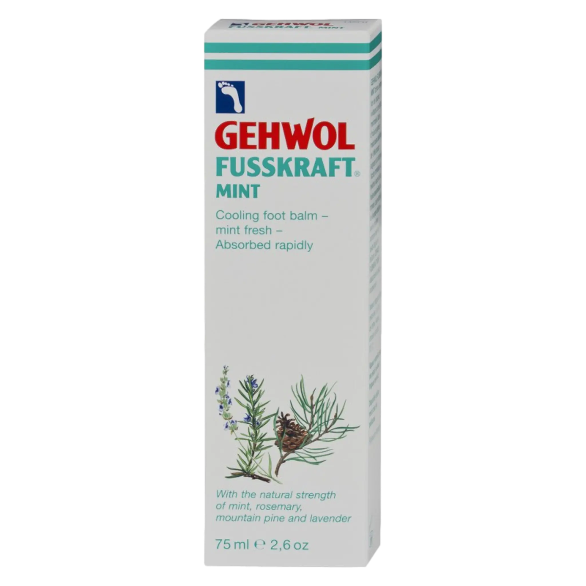 Baume rafraîchissant pour les pieds - 1 tube de 75 ml - Gehwol