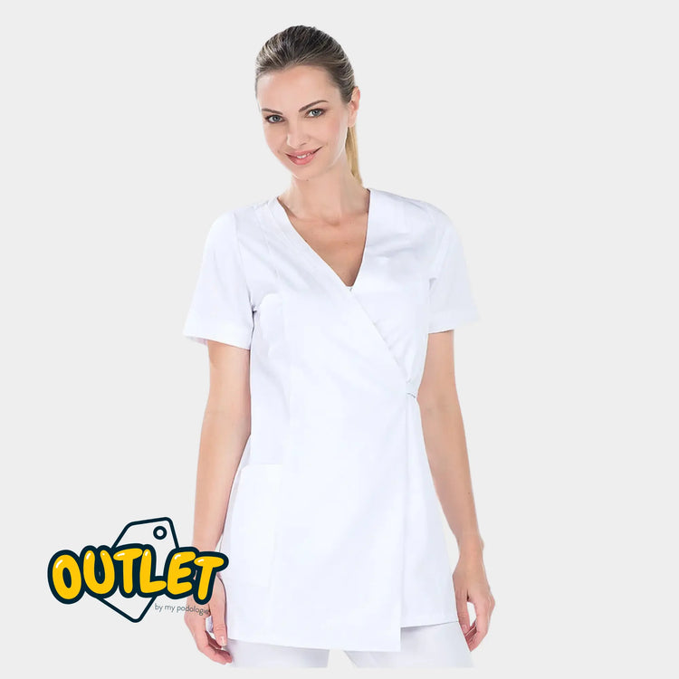 Blouse femme - Taille XS - My Blouse // Fin de série My Podologie  Claudia - blanc