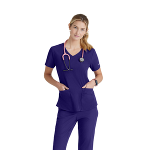 Breeze Top - Haut médical col V - Femme - Skechers SKECHERS
