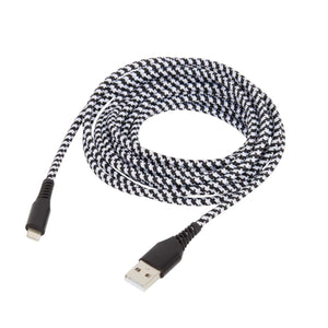 Câble Lightning vers USB pour iPhone / iPad / iPod textile - 2 dimensions différentes My Podologie