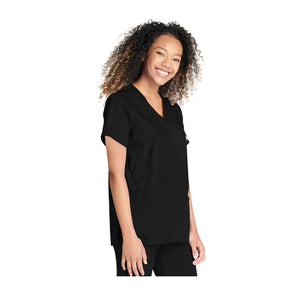 Calais - Tunique col V à boutons-pression - Femme - Cherokee Cherokee Authentic Workwear