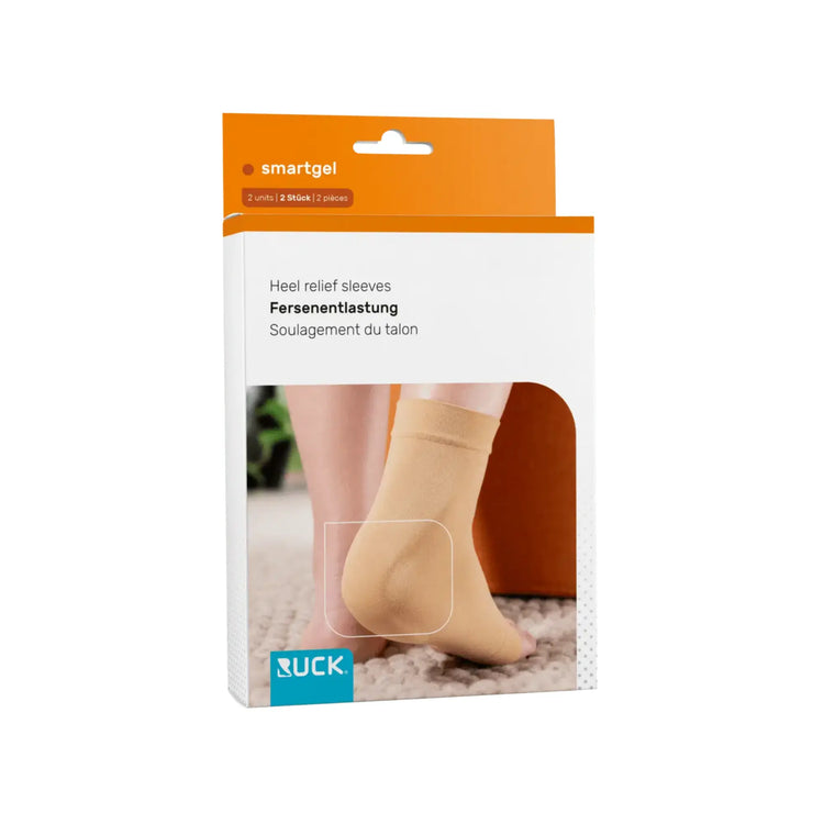 Chaussette de protection Smartgel - Talon  2 tailles disponibles- 1 paire - Beige - Ruck Ruck
