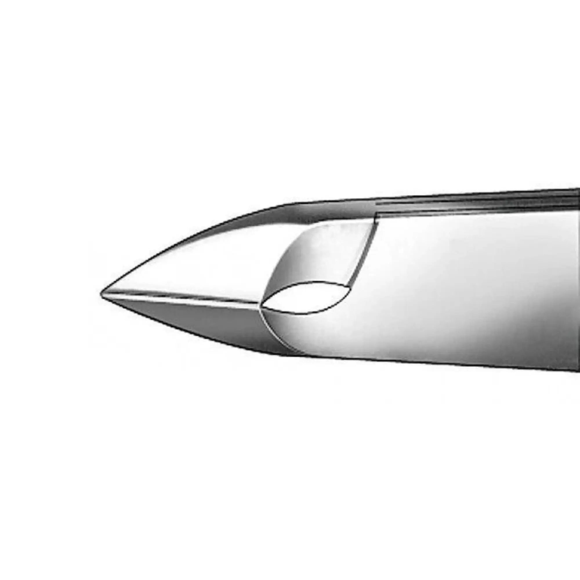 Ciseaux à envie coupe droite - Longueur : 10 cm - Tranchant : 8 mm - Ruck Ruck