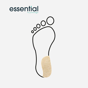 Coin supinateur de stabilisation large - 10 mm - Shore 70-75 - Beige Essential