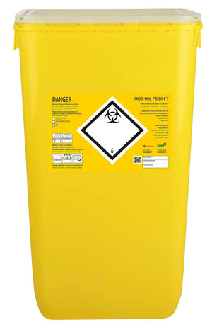 Conteneur Fût en plastique rectangulaire - Clinisafe - My Podologie