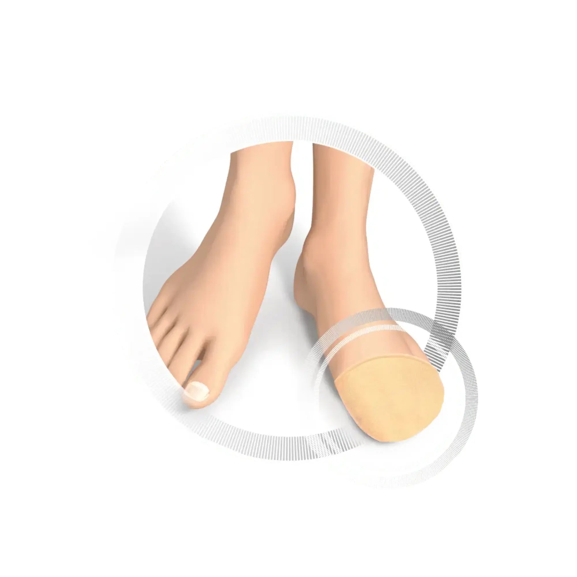 Couvre-pied Smartgel double face - 1 paire - 2 tailles disponibles - Ruck Ruck