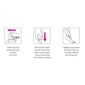 Crème mousse Rapid - 5% d'urée - Peaux sèches sensibles aux champignons - Callusan - My Podologie