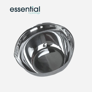 Cupule avec bec et fond plat - Inox - 6 dimensions - Essential by My Podologie Essential 500-ml-D-123mm-H-60mm