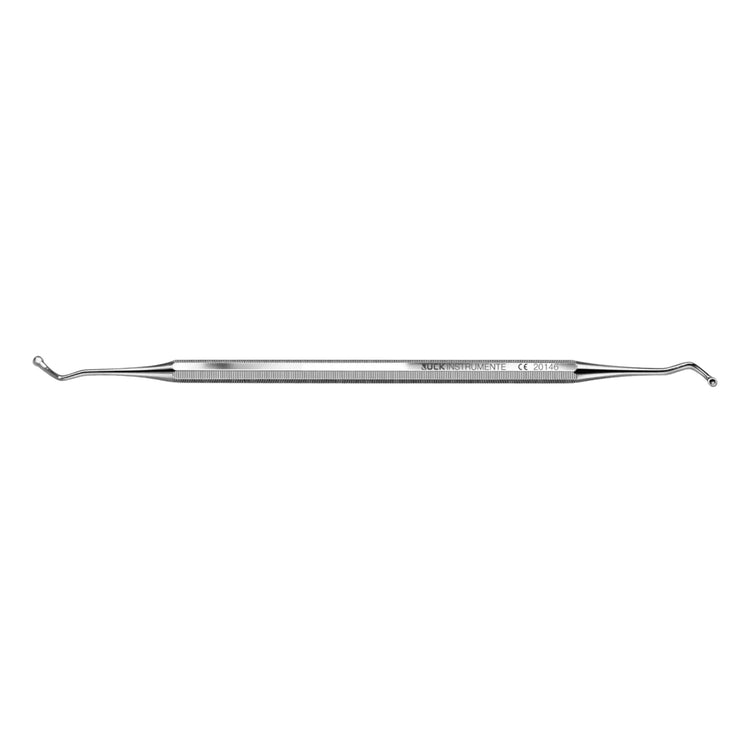 Curette double têtes creuses - Longueur : 17 cm - Ruck Ruck