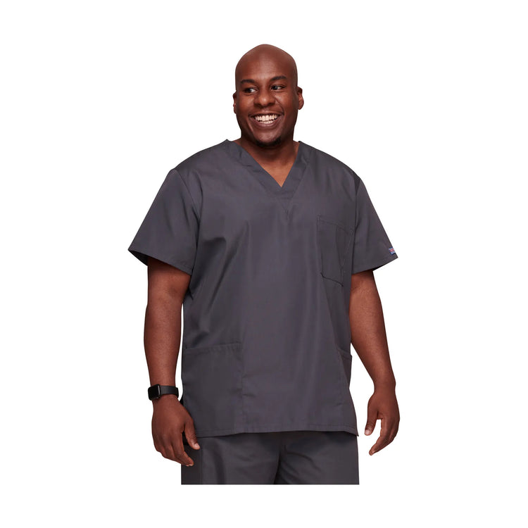 Dax - Tunique col V - Unisexe - Cherokee Cherokee Authentic Workwear  Anthracite-3XL