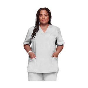 Dax - Tunique col V - Unisexe - Cherokee Cherokee Authentic Workwear Blanc-3XL