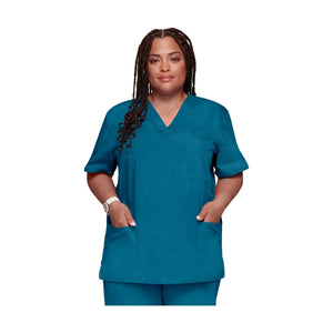 Dax - Tunique col V - Unisexe - Cherokee Cherokee Authentic Workwear Bleu-Canard-3XL