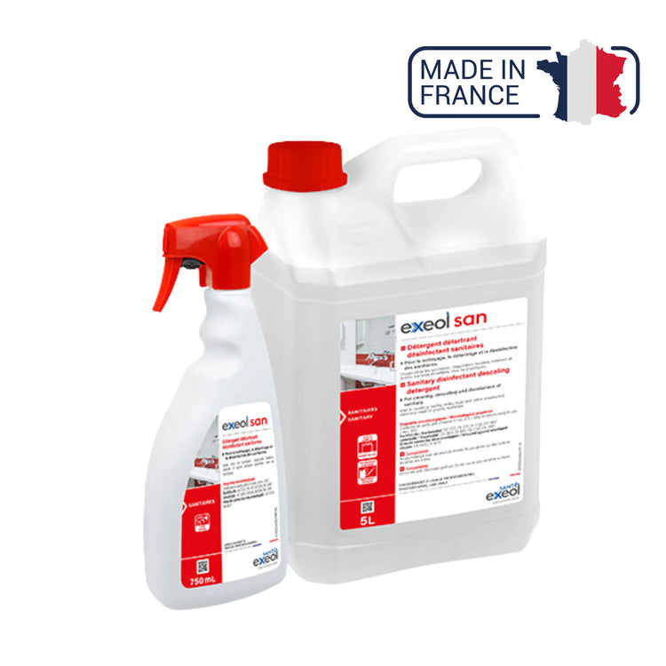 Détartrant désinfectant sanitaires - Exeol San - Sodel Exeol