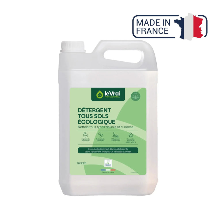 Détergent tous sols écologique - Deux contenances disponibles - Le vrai professionnel Enzypin by Action Pin