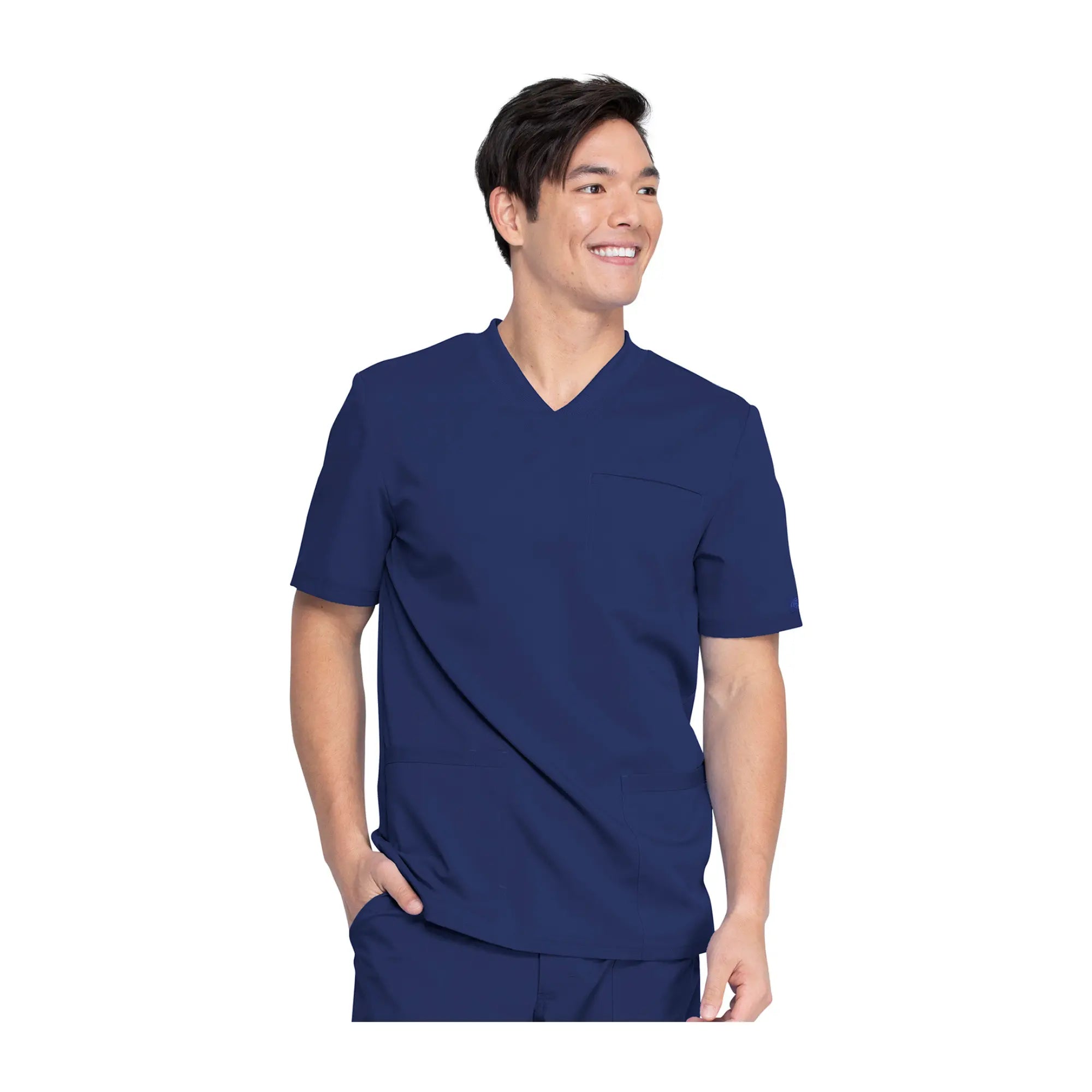 Espelette - Tunique col V - Manches courtes - Homme - Dickies Dickies  Bleu-Marine-3XL