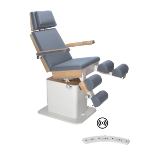 Fauteuil de pédicurie - MOON - Relevage électrique - Wifi - Ruck My Podologie  Océan-3-moteurs-Chêne