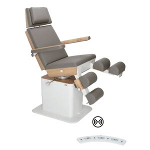 Fauteuil de pédicurie - MOON - Relevage électrique - Wifi - Ruck My Podologie  Pierre-3-moteurs-2-Chêne