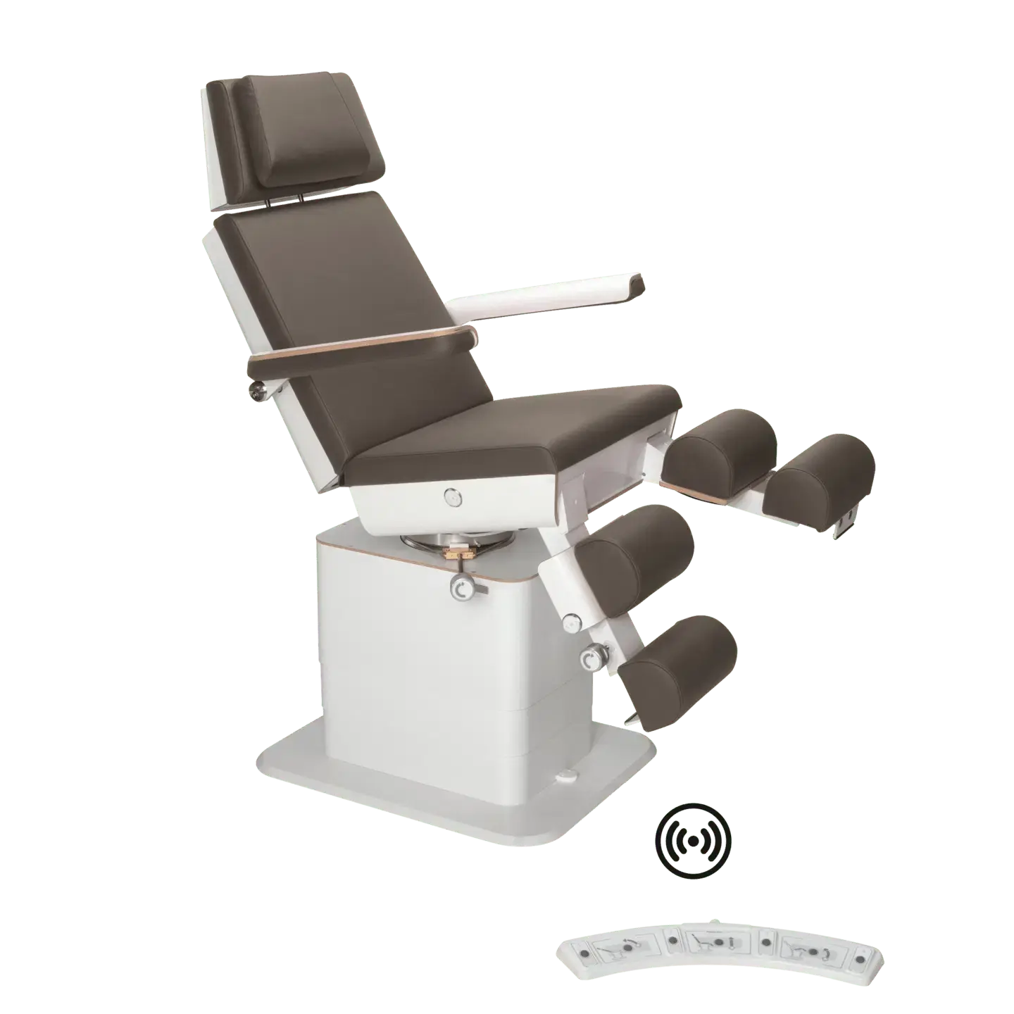 Fauteuil de pédicurie - MOON - Relevage électrique - Wifi - Ruck My Podologie  Expresso-5-moteurs-Blanc