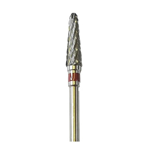 Fraise E6953 Carbure de tungstène - Abrasion des ongles normaux à épais - Denture croisée intermédiaire - 4,0 mm - My Podologie
