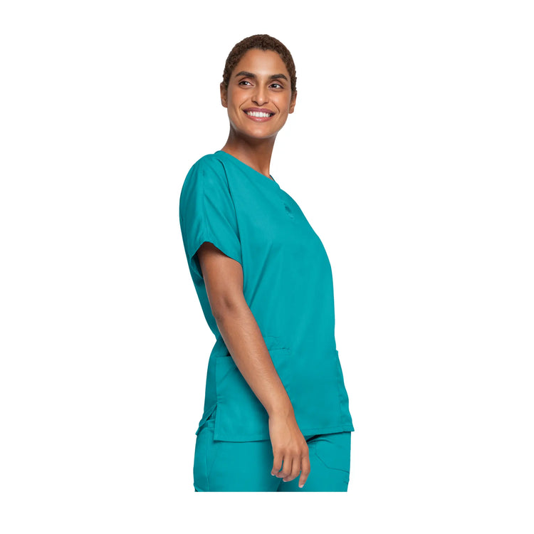 Guéthary - Tunique médicale - Col V - Manches courtes - Femme - Cherokee - Couleur 1 Cherokee Authentic Workwear