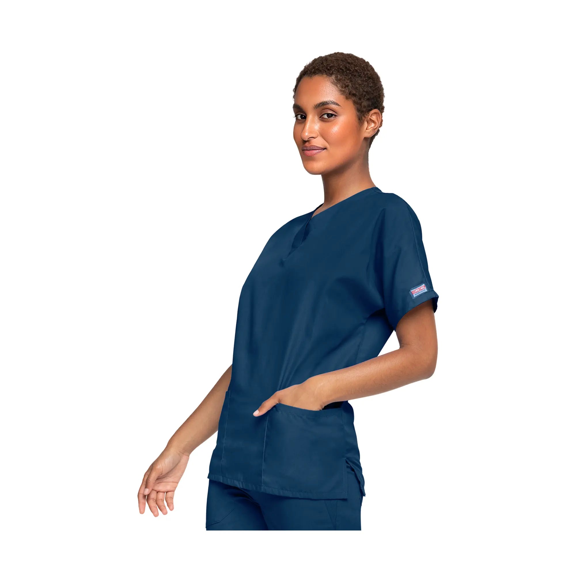 Guéthary - Tunique médicale - Col V - Manches courtes - Femme - Cherokee - Couleur 1 Cherokee Authentic Workwear