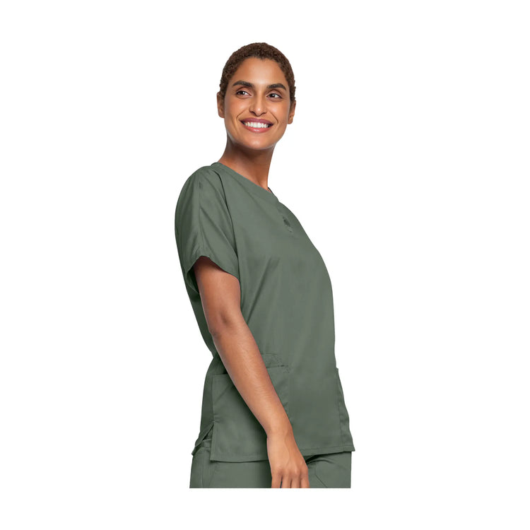 Guéthary - Tunique médicale - Col V - Manches courtes - Femme - Cherokee - Couleur 1 Cherokee Authentic Workwear