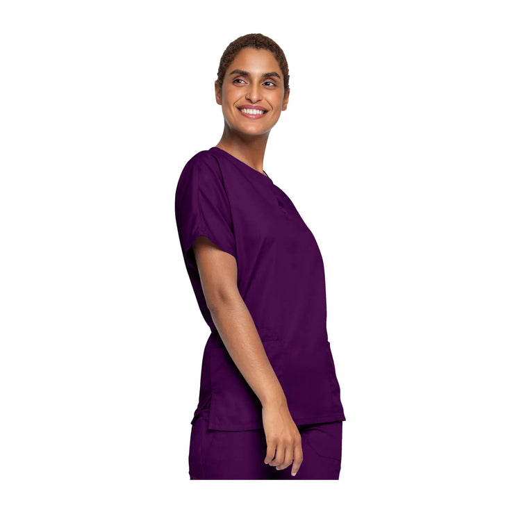 Guéthary - Tunique médicale - Col V - Manches courtes - Femme - Cherokee - Couleur 2 Cherokee Authentic Workwear