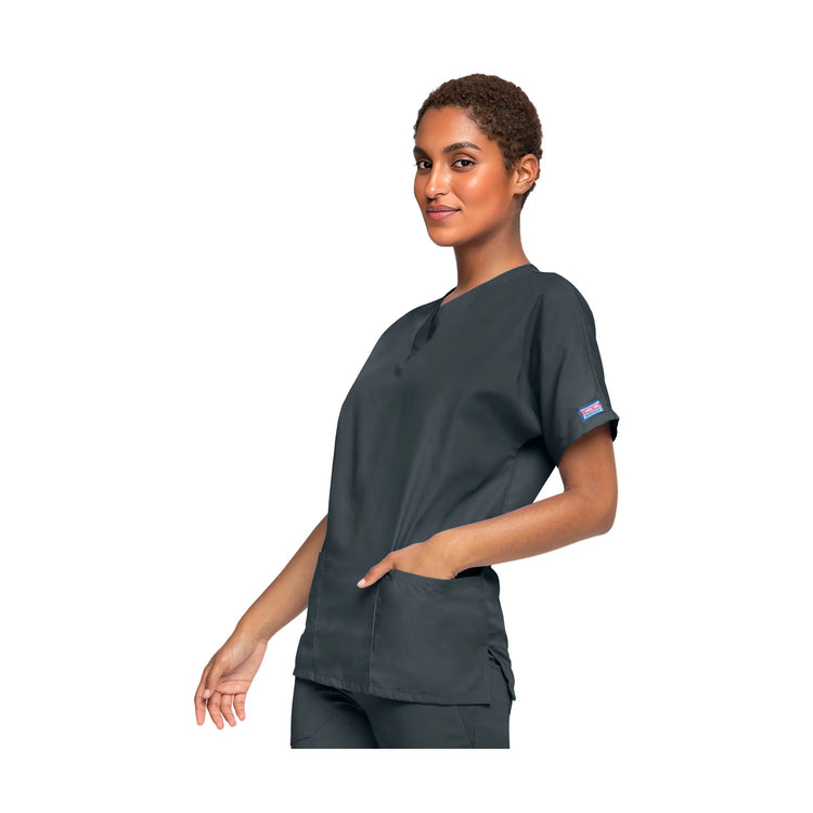 Guéthary - Tunique médicale - Col V - Manches courtes - Femme - Cherokee - Couleur 2 Cherokee Authentic Workwear