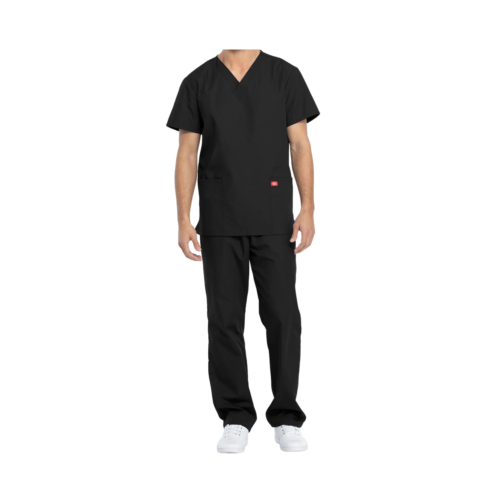 Hossegor - Ensemble médical - Tunique col V et pantalon - Unisexe - Dickies Dickies  Noir-XXXL