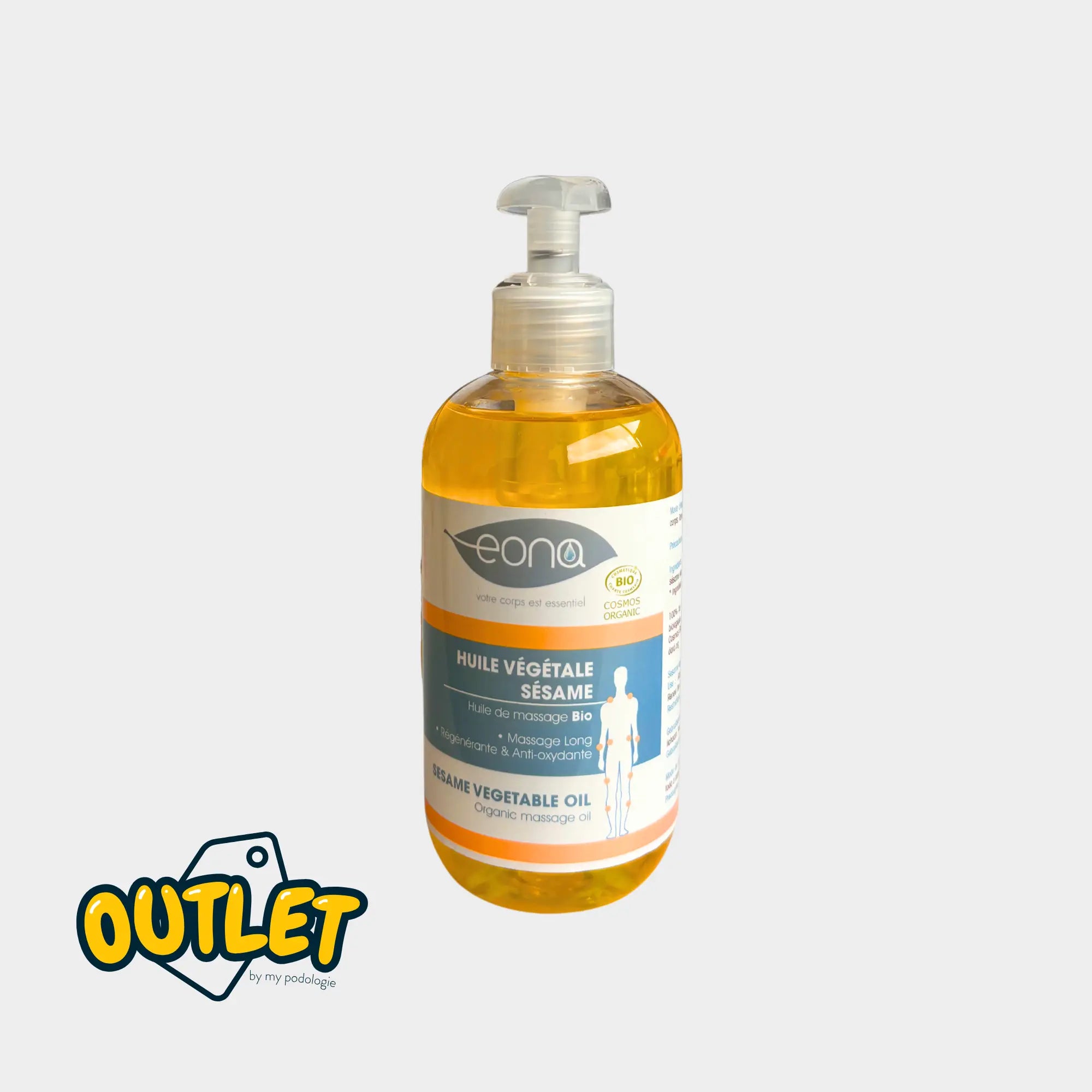 Huile de massage - Sésame - 250 ml - Bio - Eona // Date courte Eona