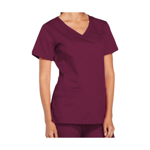 La Rochelle - Tunique col V - Femme - Cherokee Cherokee Authentic Workwear Bordeaux-3XL