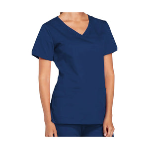 La Rochelle - Tunique col V - Femme - Cherokee Cherokee Authentic Workwear Bleu-Marine-3XL