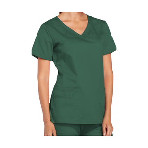 La Rochelle - Tunique col V - Femme - Cherokee Cherokee Authentic Workwear Vert-Chasseur-3XL