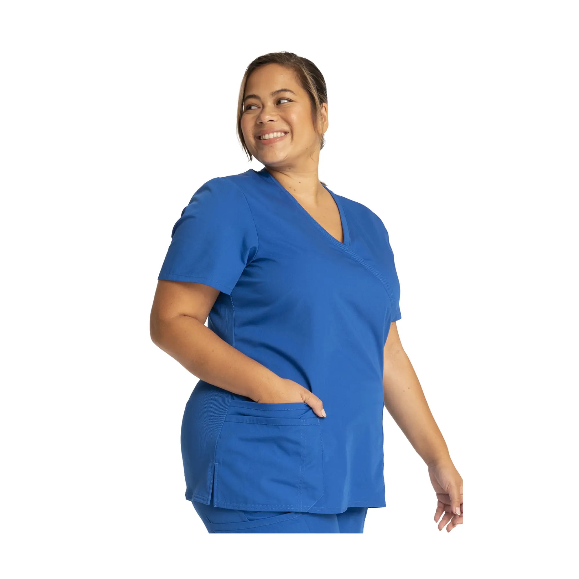 Limoges - Tunique médicale - Effet cache-coeur  - Manches courtes - Femme - Cherokee Cherokee Authentic Workwear