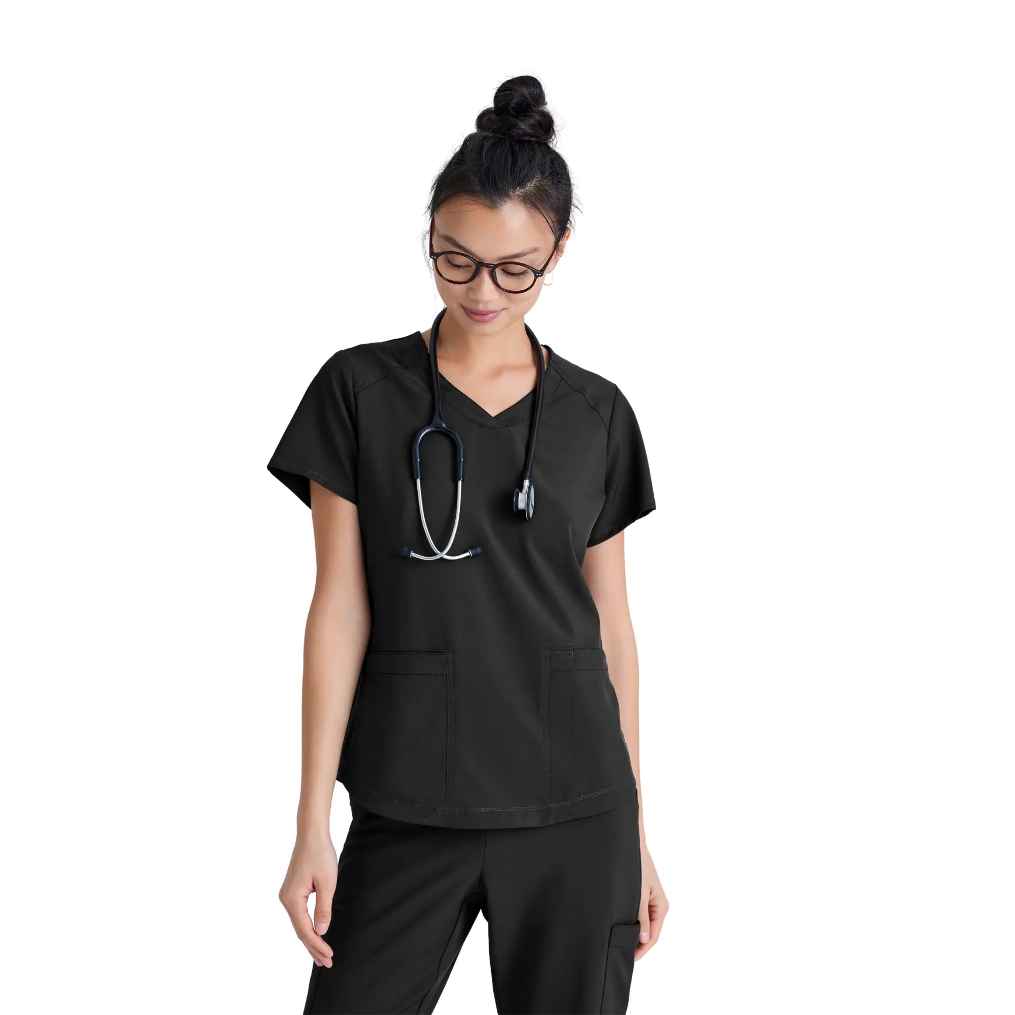 Luma - Tunique col V - Femme - Grey’s Anatomy Evolve Grey’s Anatomy Noir / XL