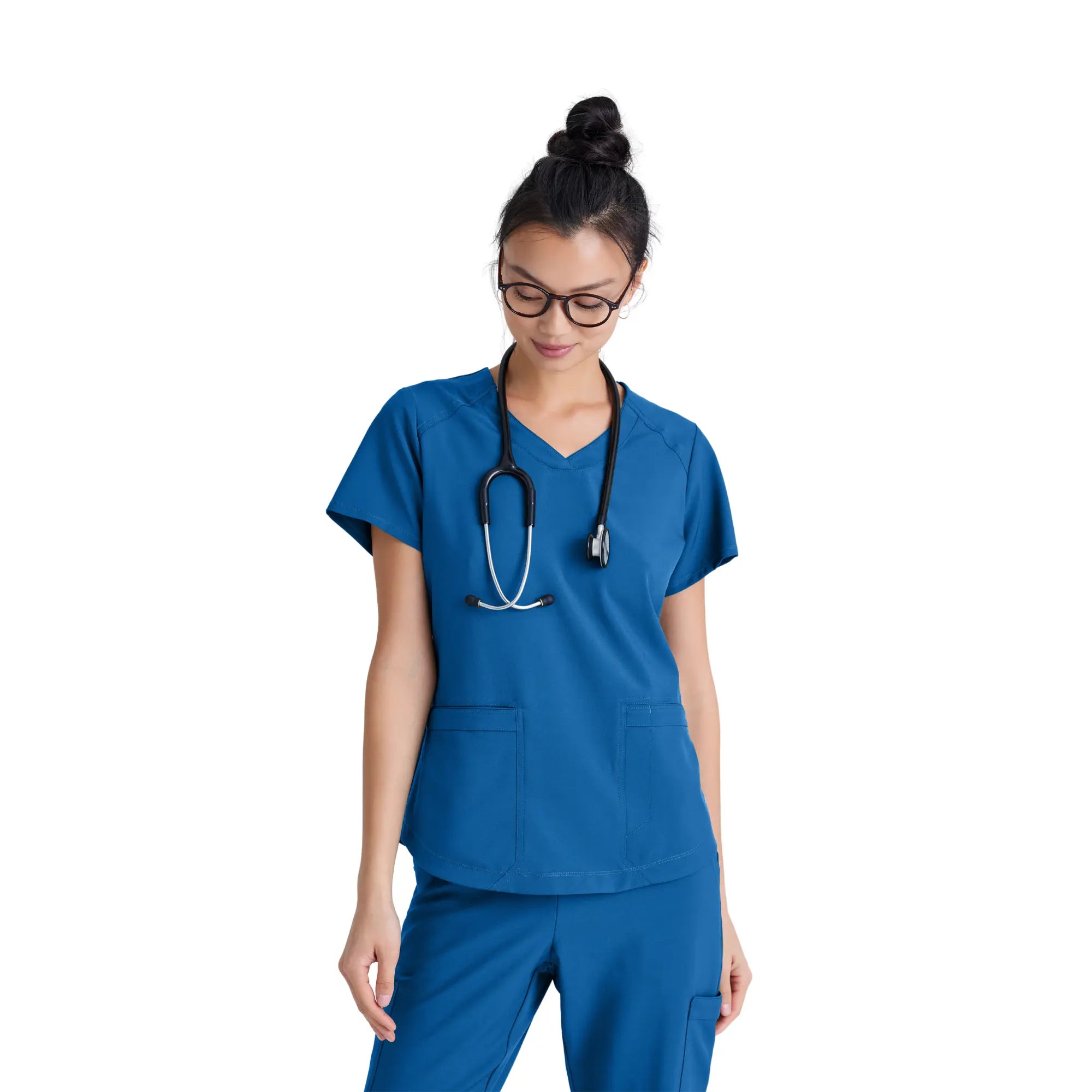 Luma - Tunique col V - Femme - Grey’s Anatomy Evolve Grey’s Anatomy Bleu Roi / XL