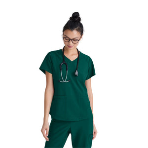 Luma - Tunique col V - Femme - Grey’s Anatomy Evolve Grey’s Anatomy Vert Chasseur / XL