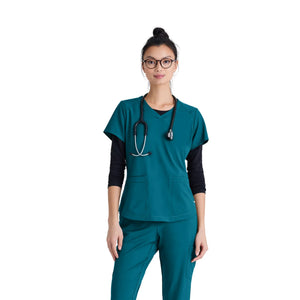 Luma - Tunique col V - Femme - Grey’s Anatomy Evolve Grey’s Anatomy