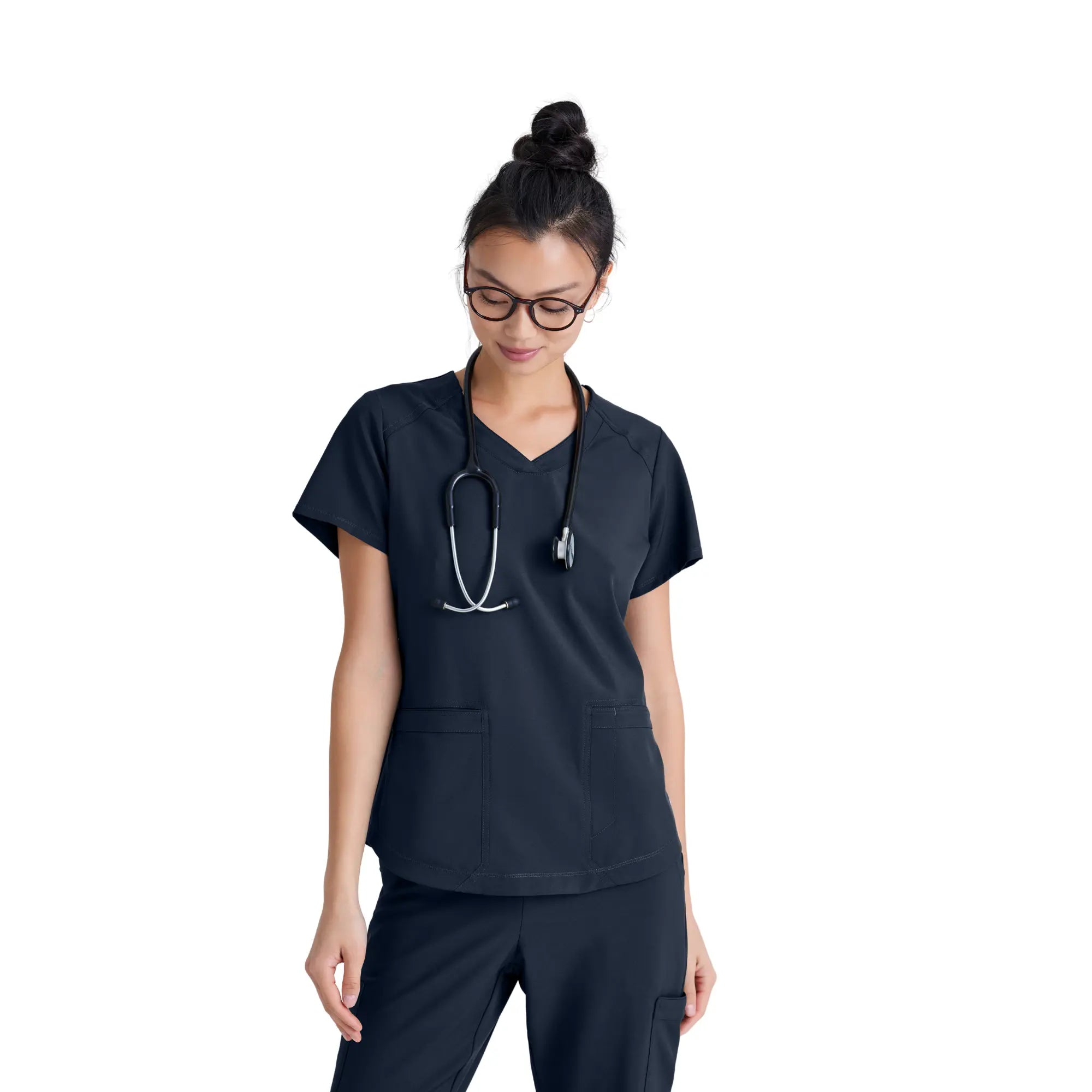Luma - Tunique col V - Femme - Grey’s Anatomy Evolve Grey’s Anatomy Gris Anthracite / XL