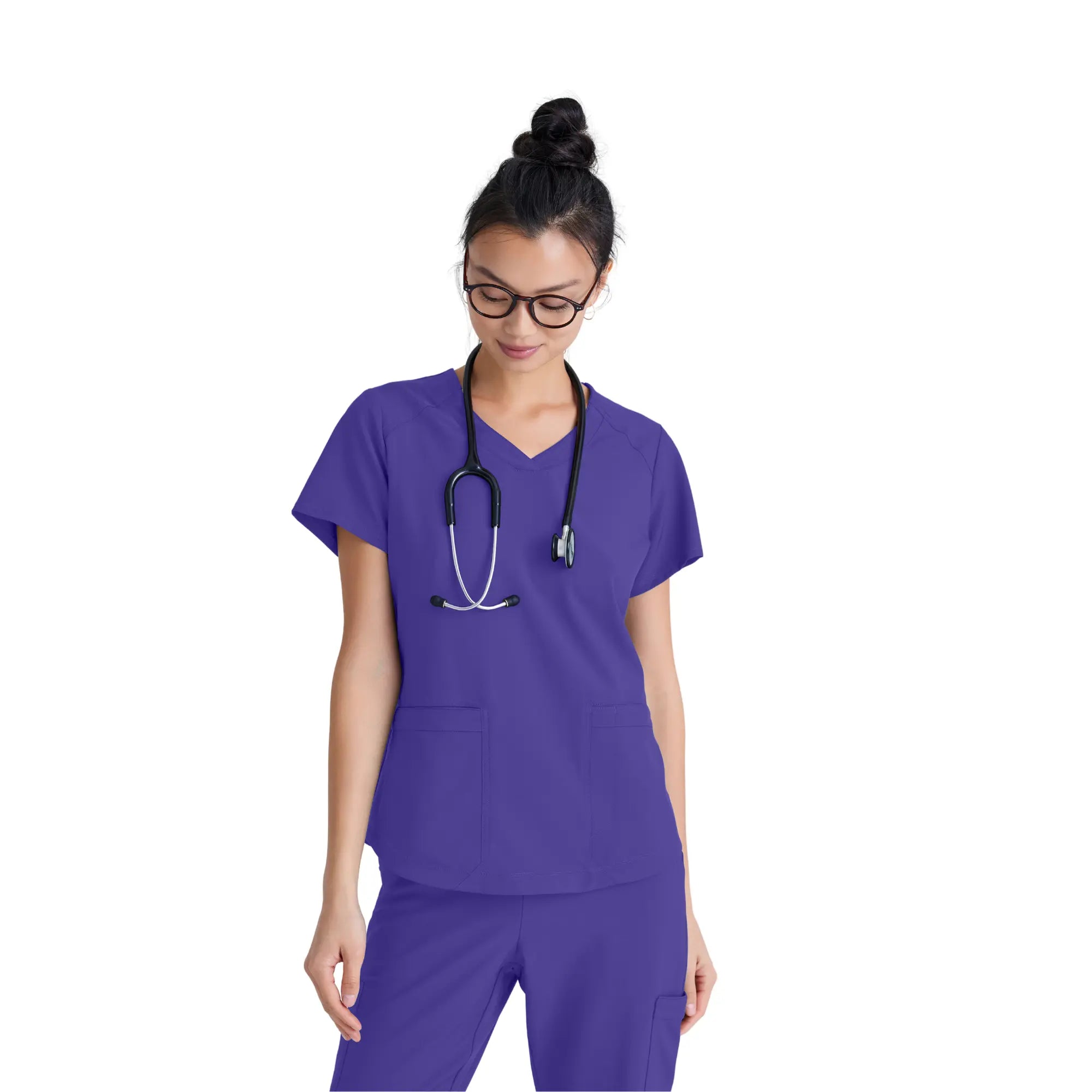 Luma - Tunique col V - Femme - Grey’s Anatomy Evolve Grey’s Anatomy Raisin / XL