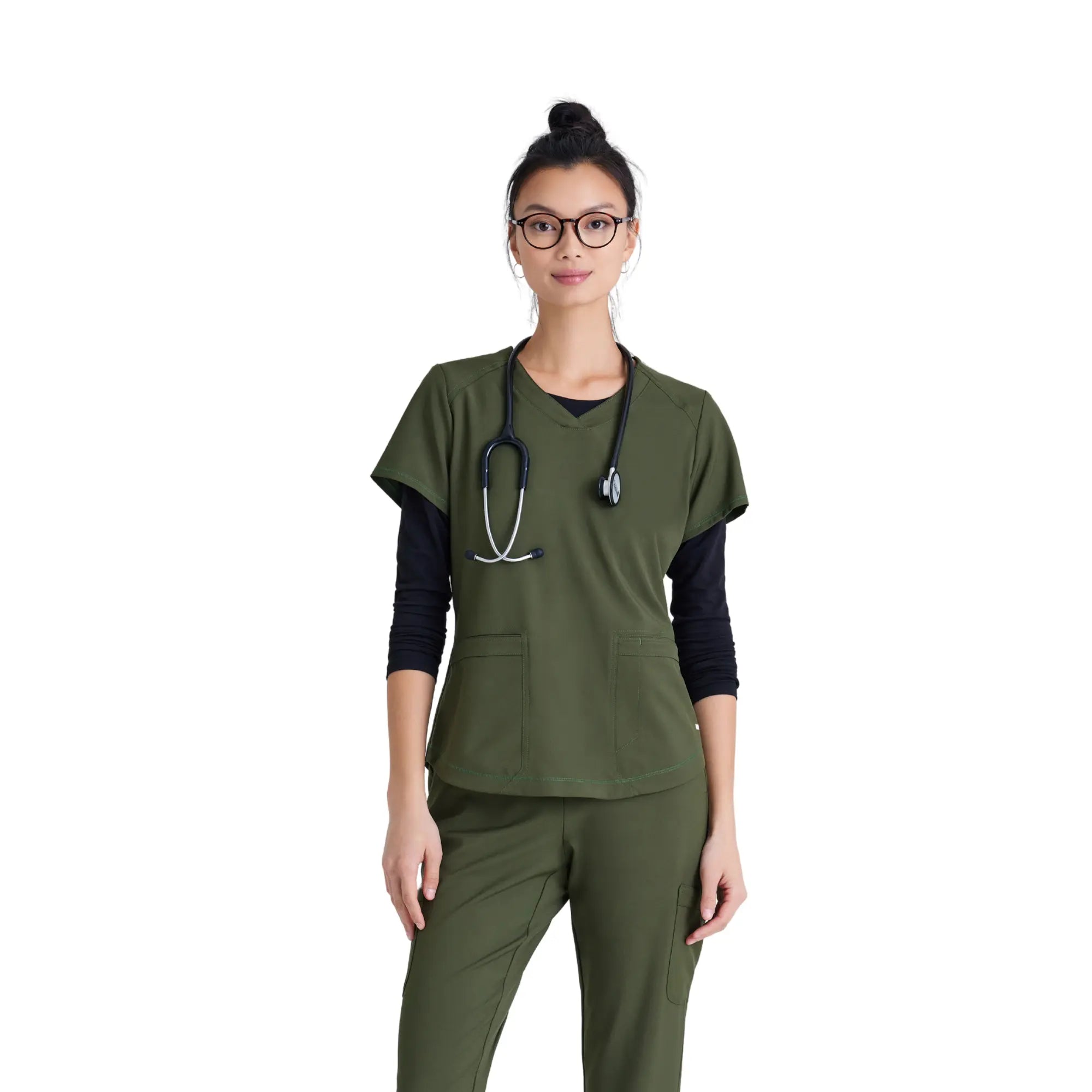 Luma - Tunique col V - Femme - Grey’s Anatomy Evolve Grey’s Anatomy