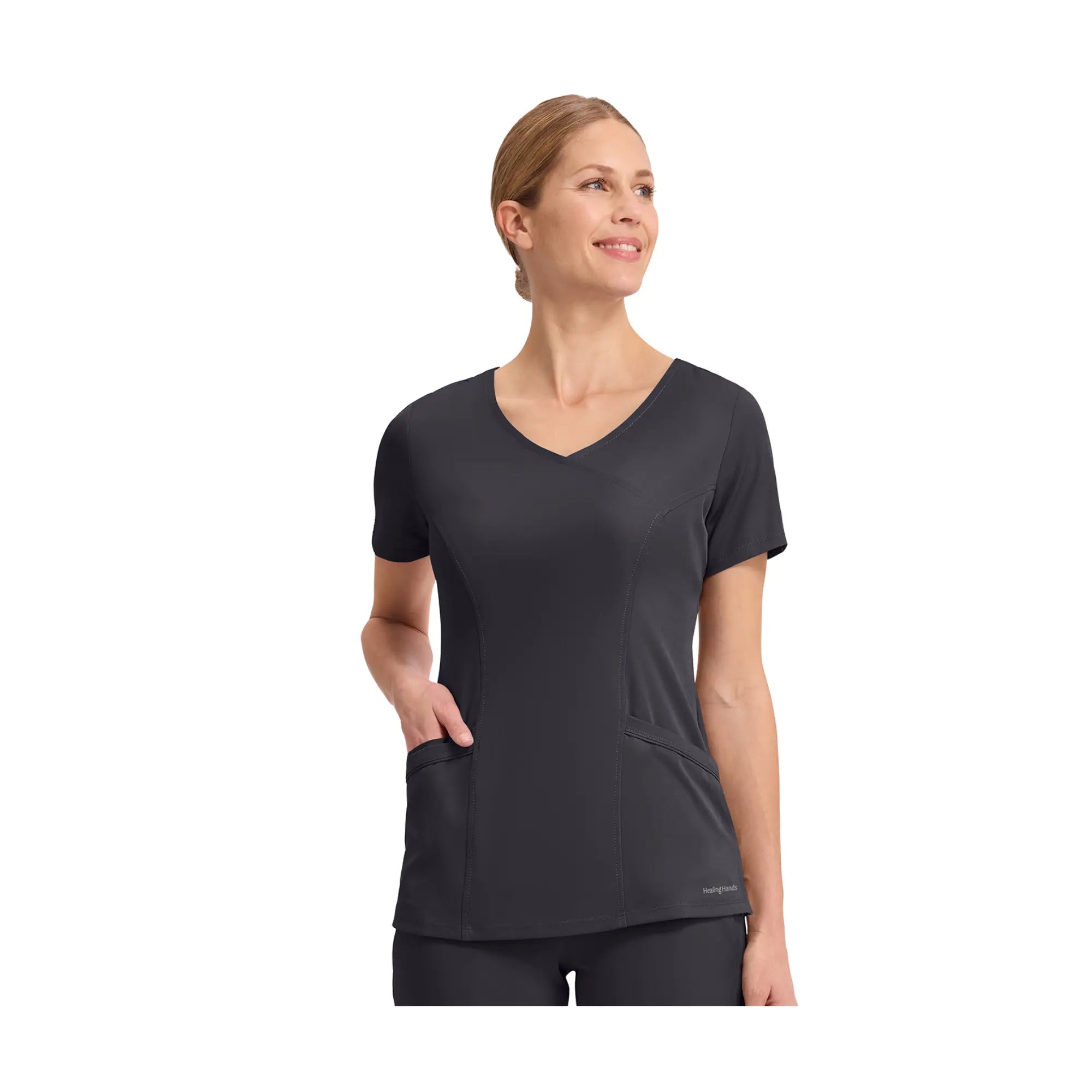 Madison - Tunique cache-cœur - Femme - Healing Hands Healing Hands Anthracite / 3XL