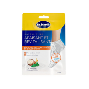 Masque Pieds Apaisant et Revitalisant - Urée 3% - Pieds Fatigués - Dr Scholl's Scholl