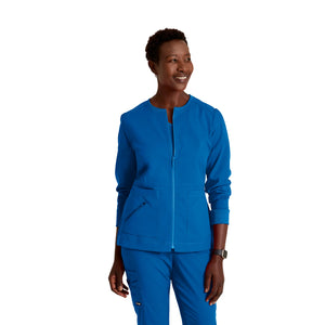 Millie - Veste médicale Zip - Femme - Grey’s Anatomy Stretch Grey’s Anatomy Bleu Roi / XL
