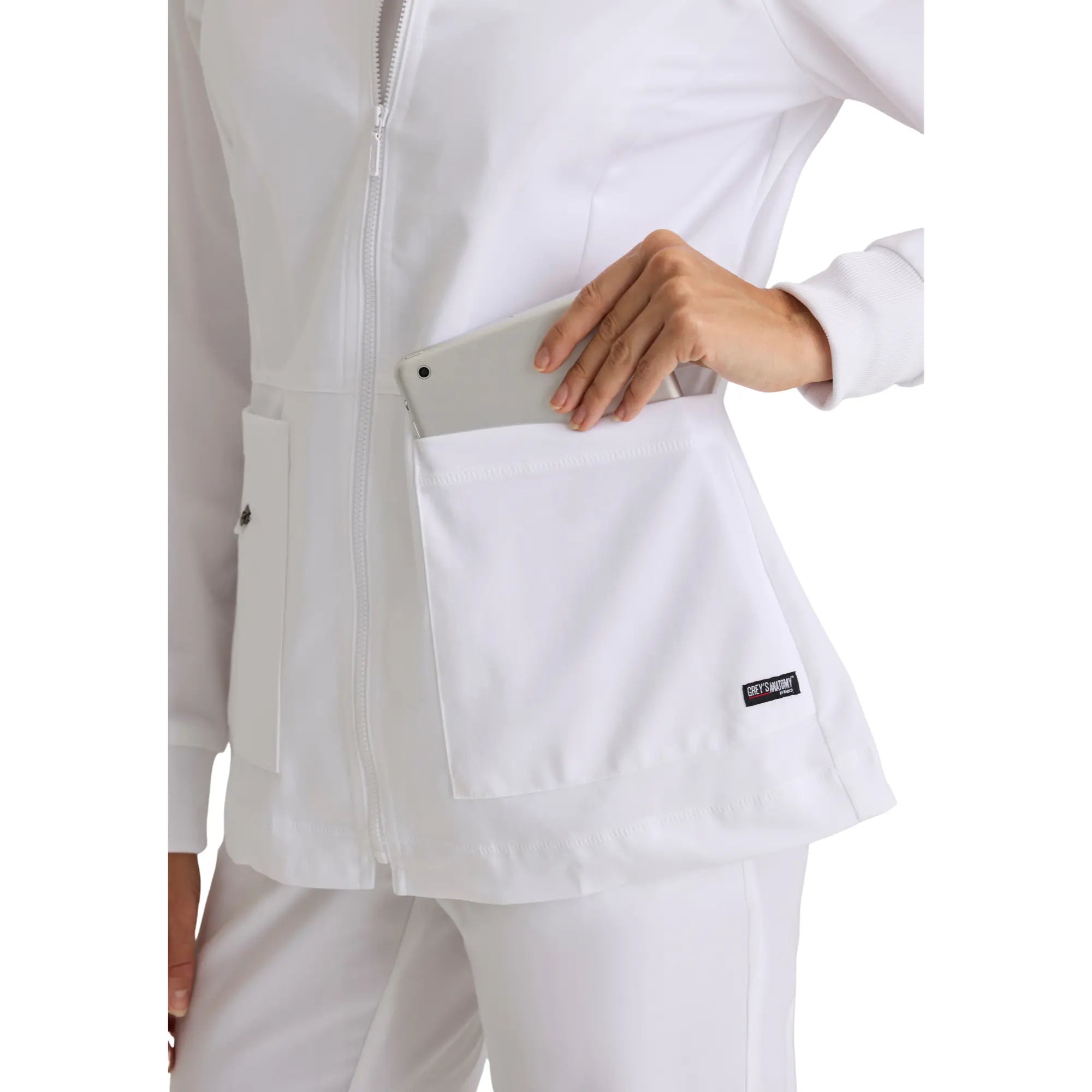 Millie - Veste médicale Zip - Femme - Grey’s Anatomy Stretch Grey’s Anatomy